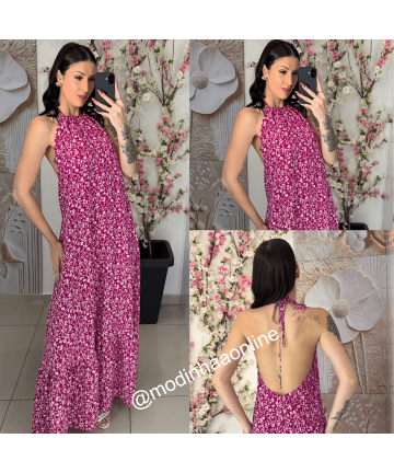 Vestido Florzinha Fúcsia Vestido Florzinha Fúcsia